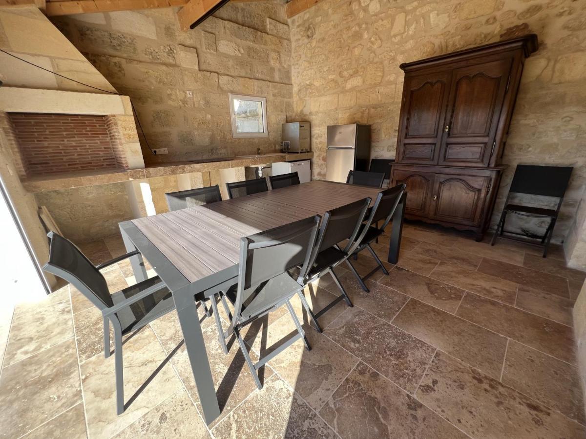Gîte avec piscine, Château de Lescours, St-Émilion Saint-Sulpice-de-Faleyrens Exterior foto